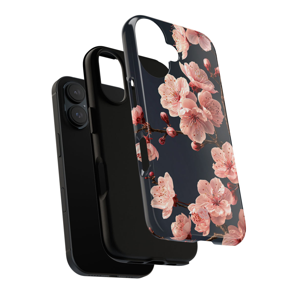 Midnight Sakura Bloom · Tough Phone Case for iPhone · Pink