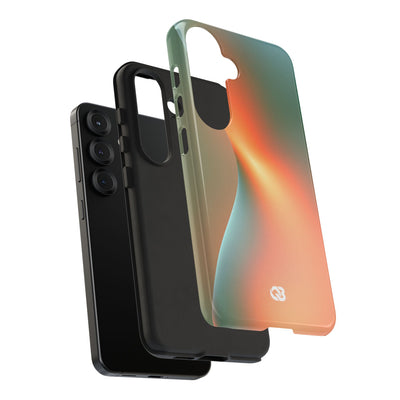 Radiant Contour · Tough Phone Case for Samsung · Orange