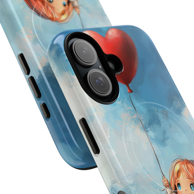 Crimson Heart Sky · Tough+ Coque de téléphone pour iPhone · Magsafe