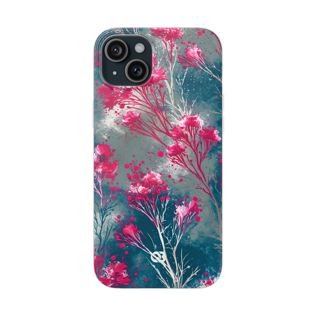 Cyber Blossom · Lite Phone Case for iPhone ·  Teal