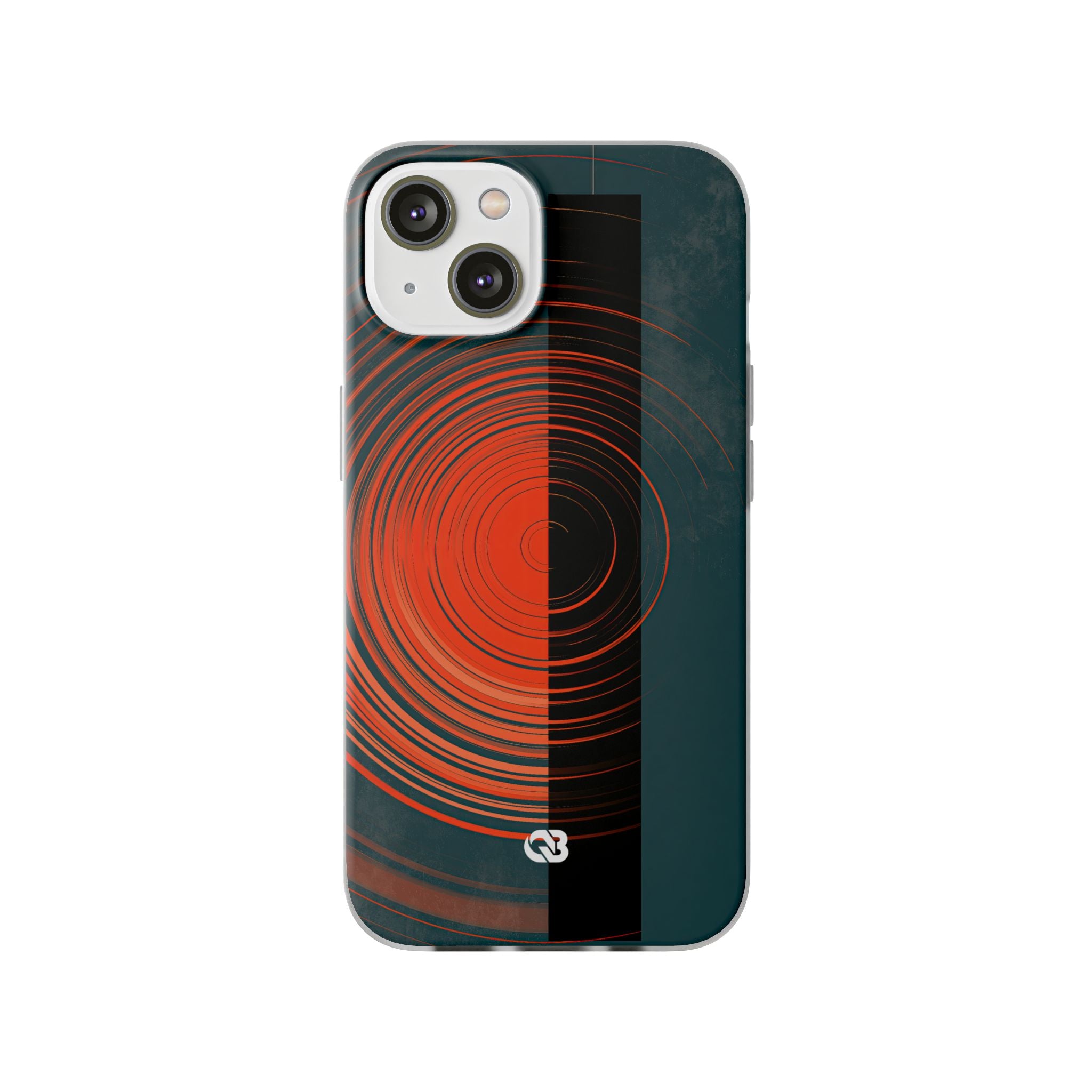 Teal Lite Phone Case for iPhone - Burnt Slate Radial