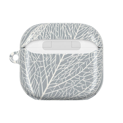 Minimal Leaf Skeleton · Hard Case for AirPods & AirPods Pro · Grey