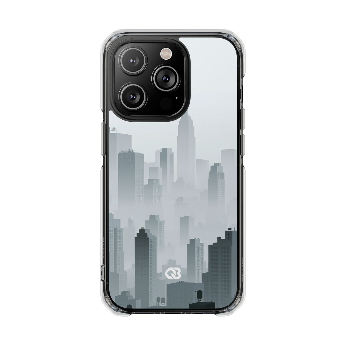 Metropolitan Horizon · Clear Impact Magnetic Phone Case for iPhone ·  Grey