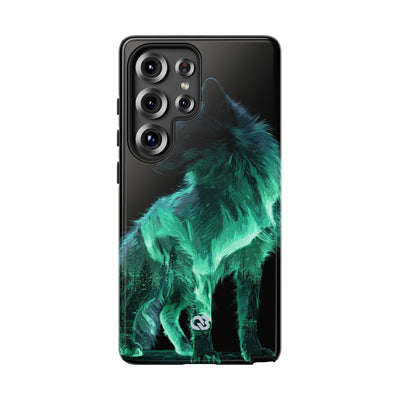 Nordic Aurora Fox · Tough Phone Case for Samsung · Teal
