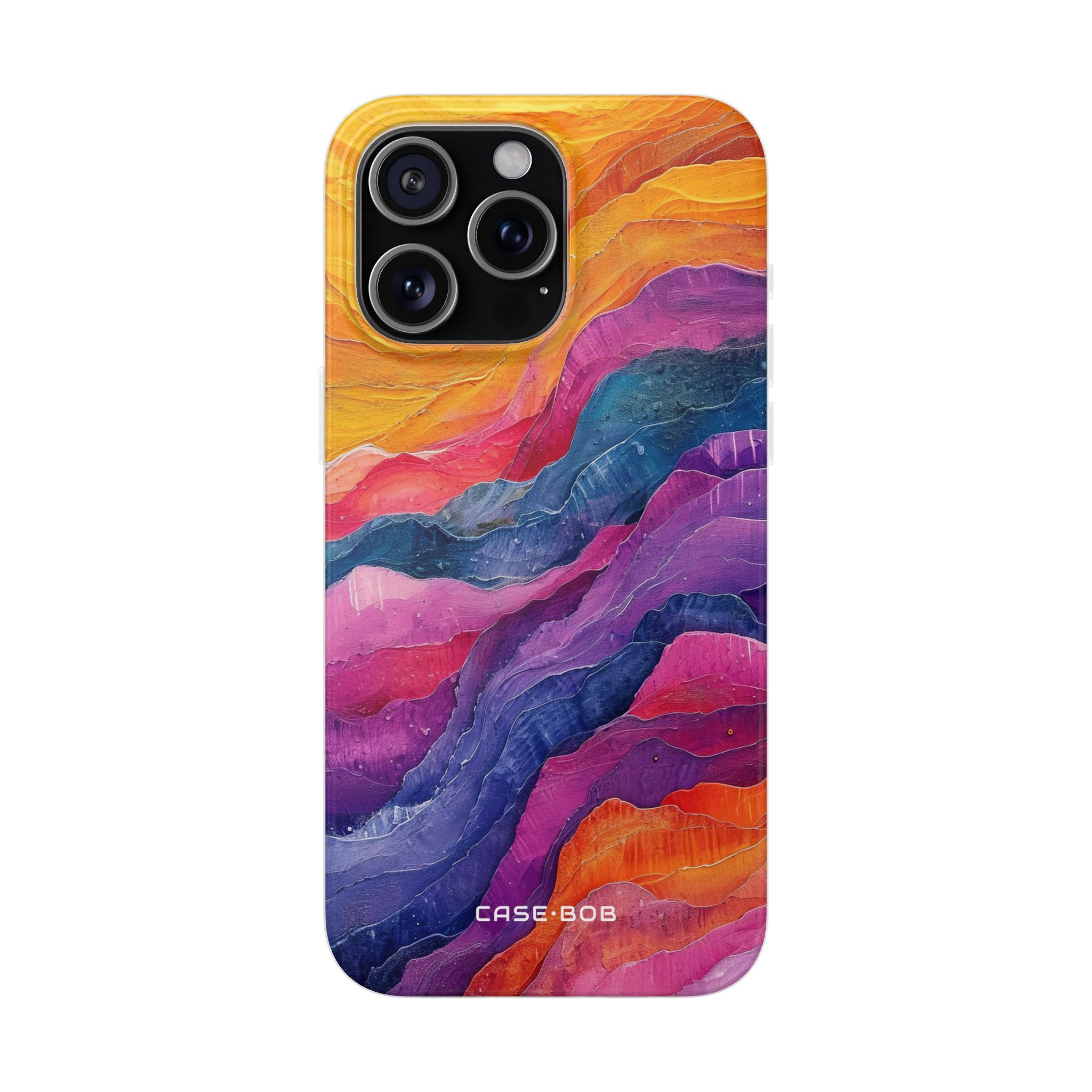 Vibrant Flow iPhone 15 Pro Max Case - Soft