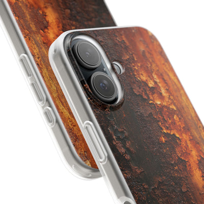 Orange Lite Phone Case for iPhone - Oxidized Iron Crust