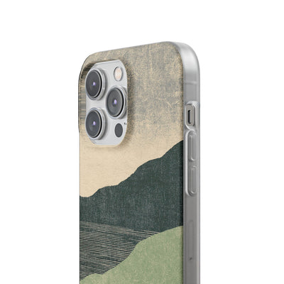Green Lite Phone Case for iPhone - Moss Ridge Grain