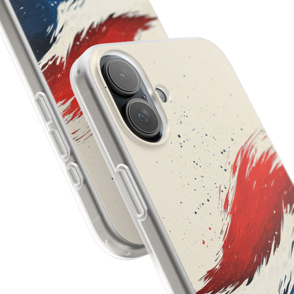 Red Surge iPhone 16 Plus Case - Soft