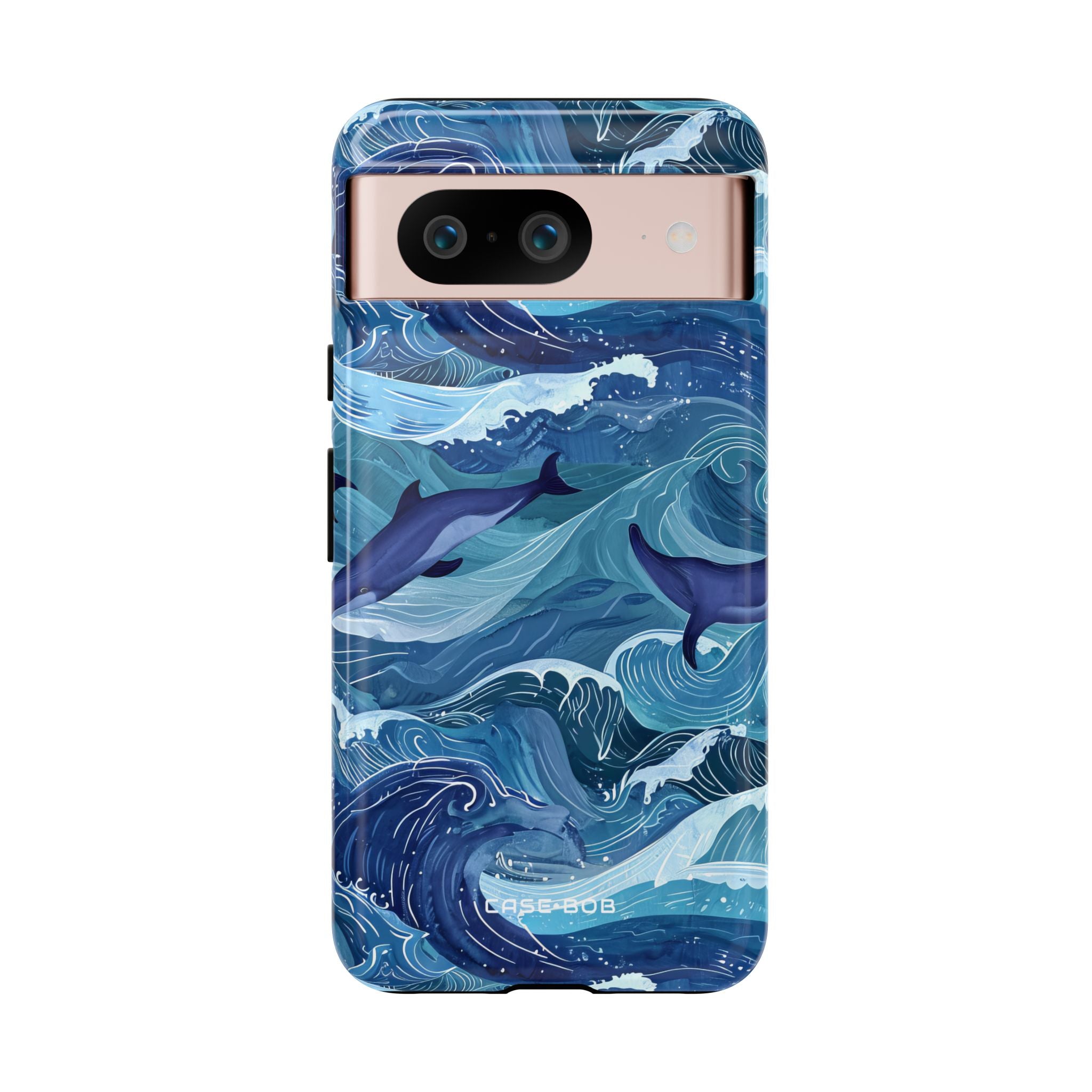 Dolphin Waves Google Pixel 8 Case - Tough