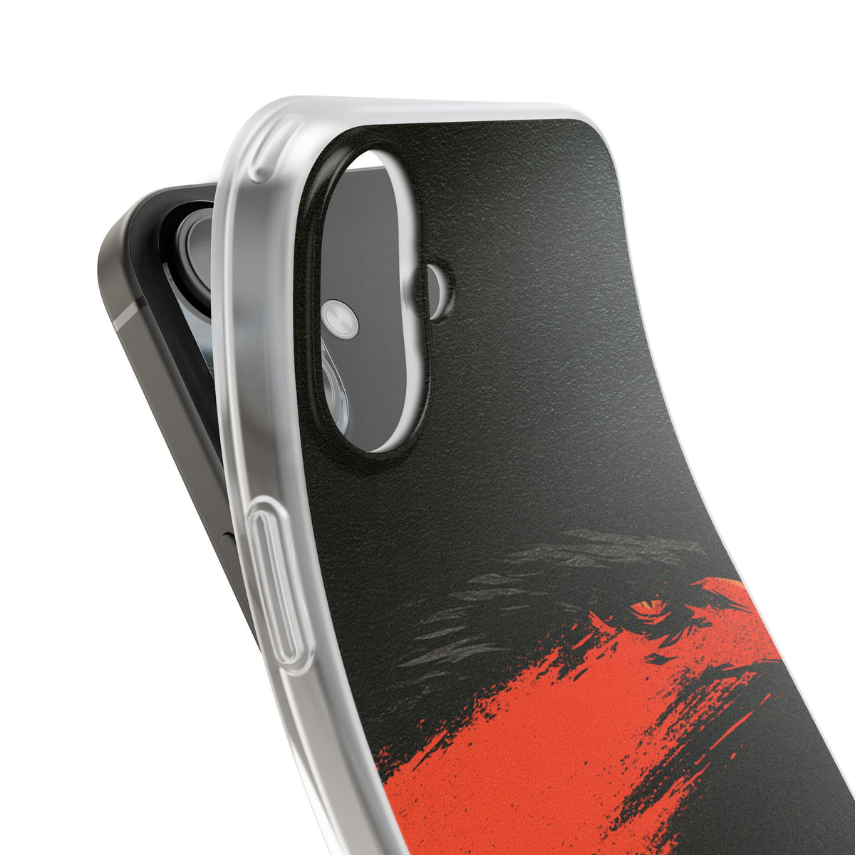 Crimson Raptor Noir · Lite Phone Case for iPhone ·  Black