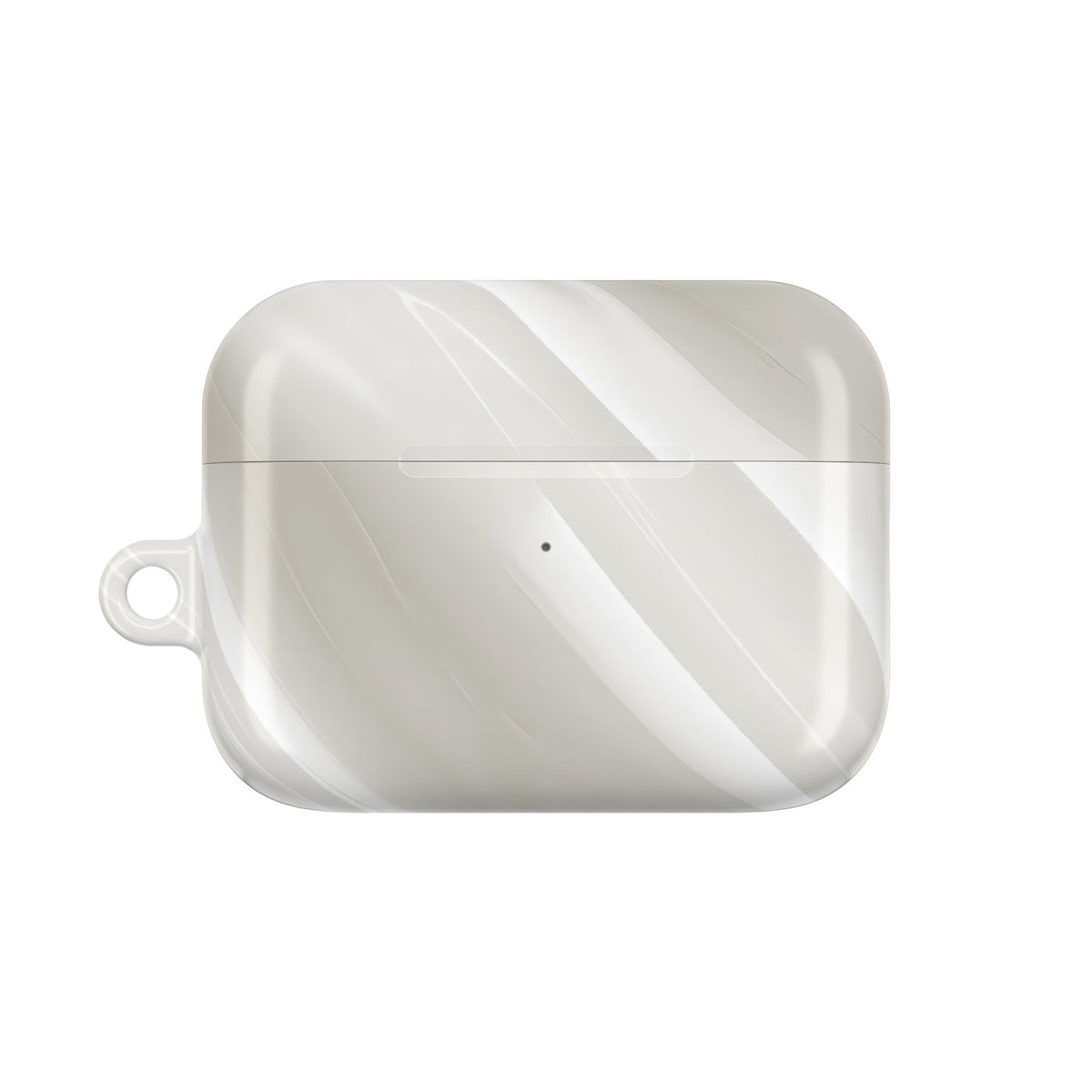 Liquid Enamel Fold · Hard Case for AirPods & AirPods Pro · White
