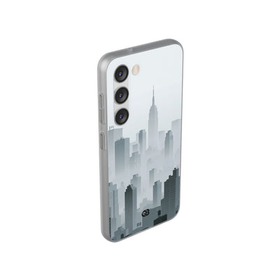 Grey Lite Phone Case for Samsung - Steel Mist Skyline