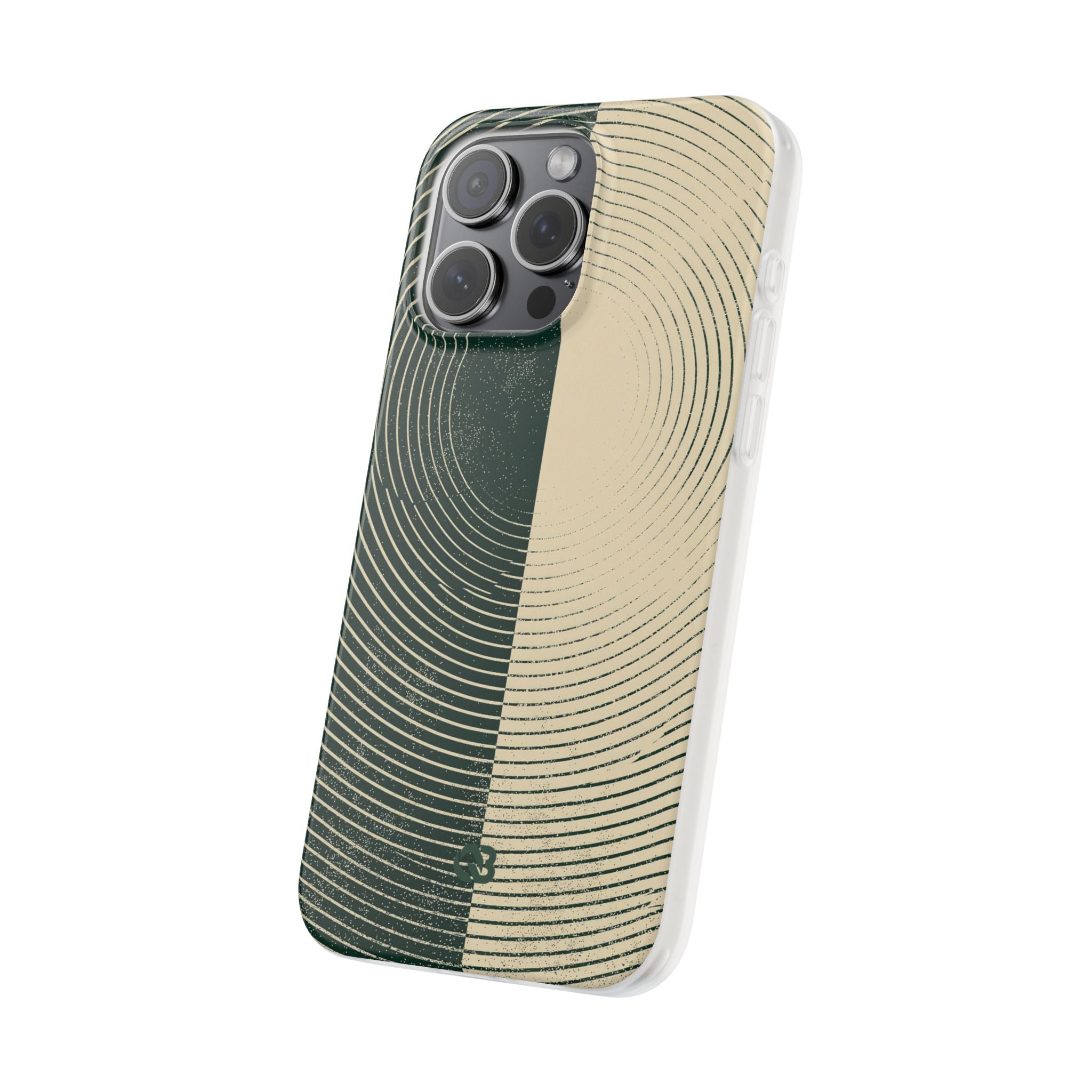 Green Lite Phone Case for iPhone - Evergreen Split Grain