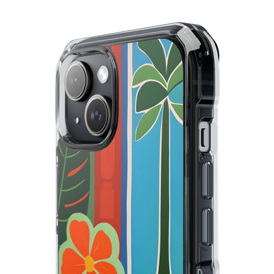 Vivid Jungle Collage · Impact etui na telefon dla iPhone · MagSafe