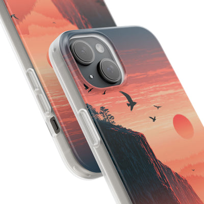 Orange Lite Phone Case for iPhone - Crimson Ridge Flight