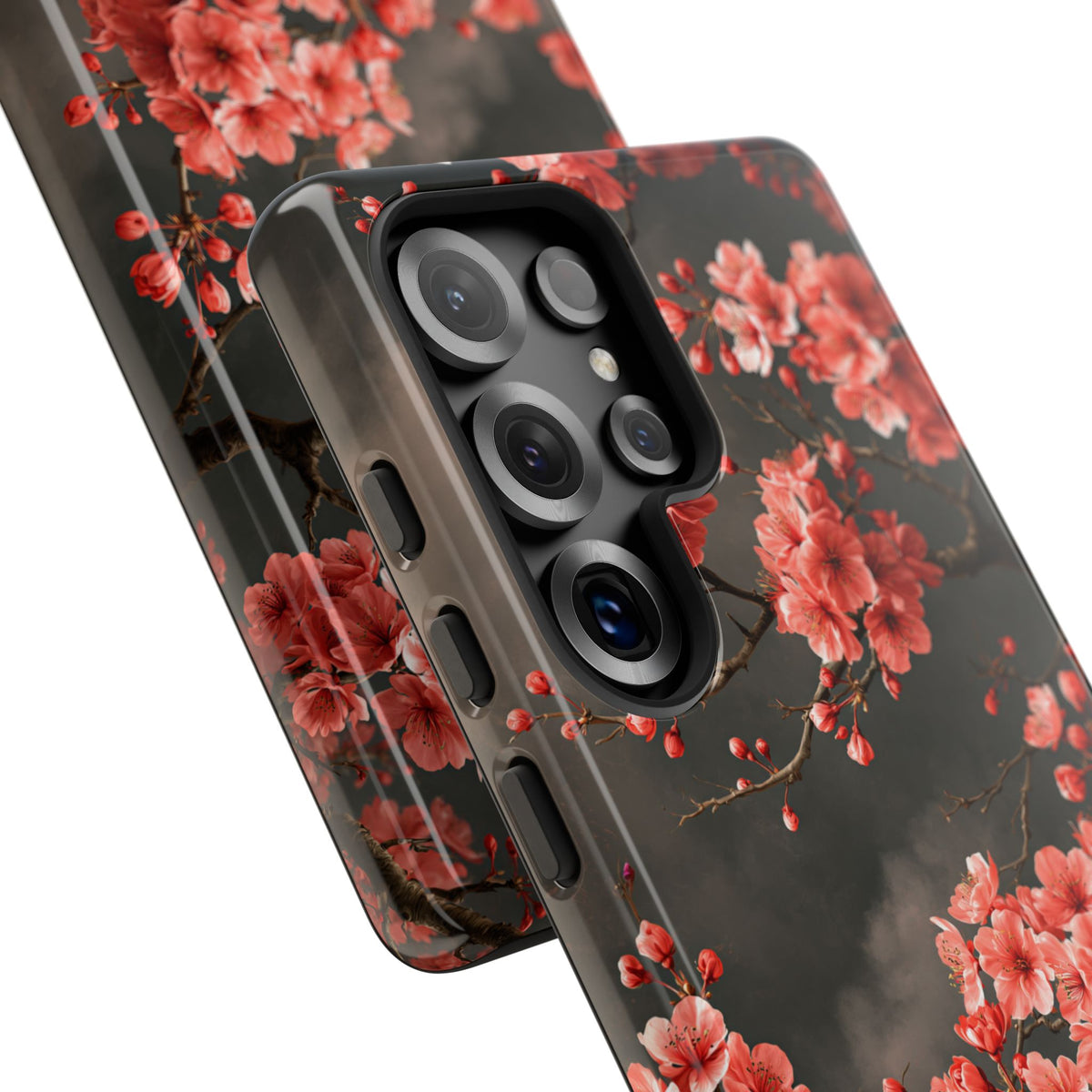 Dark Sakura Nocturne · Tough Phone Case for Samsung · Black