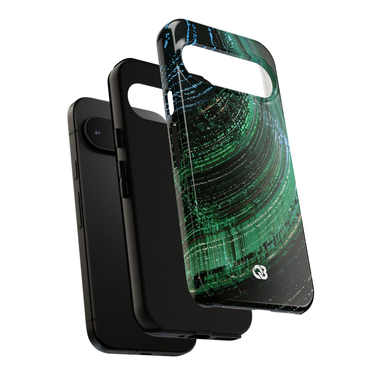 Orbital Data Stream · Tough Phone Case for Pixel ·  Green