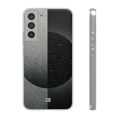 Black Lite Phone Case for Samsung - Lunar Static Orbit
