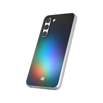 Black Lite Phone Case for Samsung - Electric Prism Grain