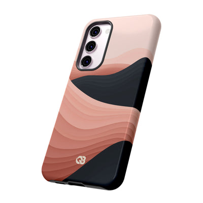 Pink Tough Phone Case for Samsung - Dune Shadow Layers