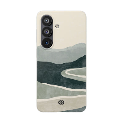 Green Lite Phone Case for Samsung - Misty Sage Valley