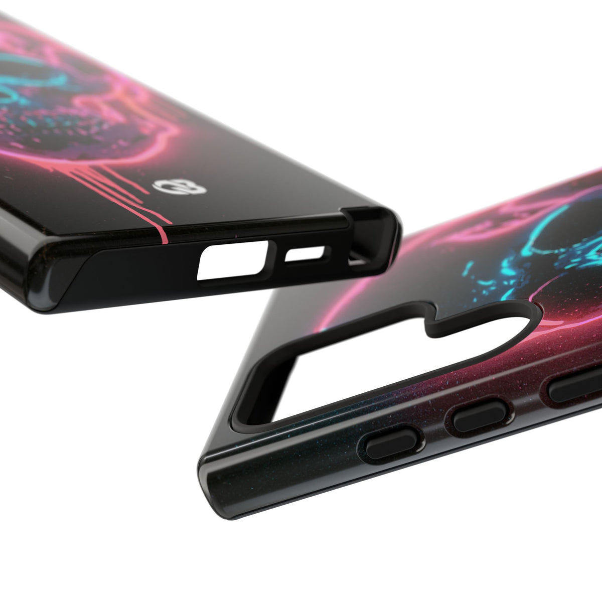 Neon Drip Skull · Tough Phone Case for Samsung · Black