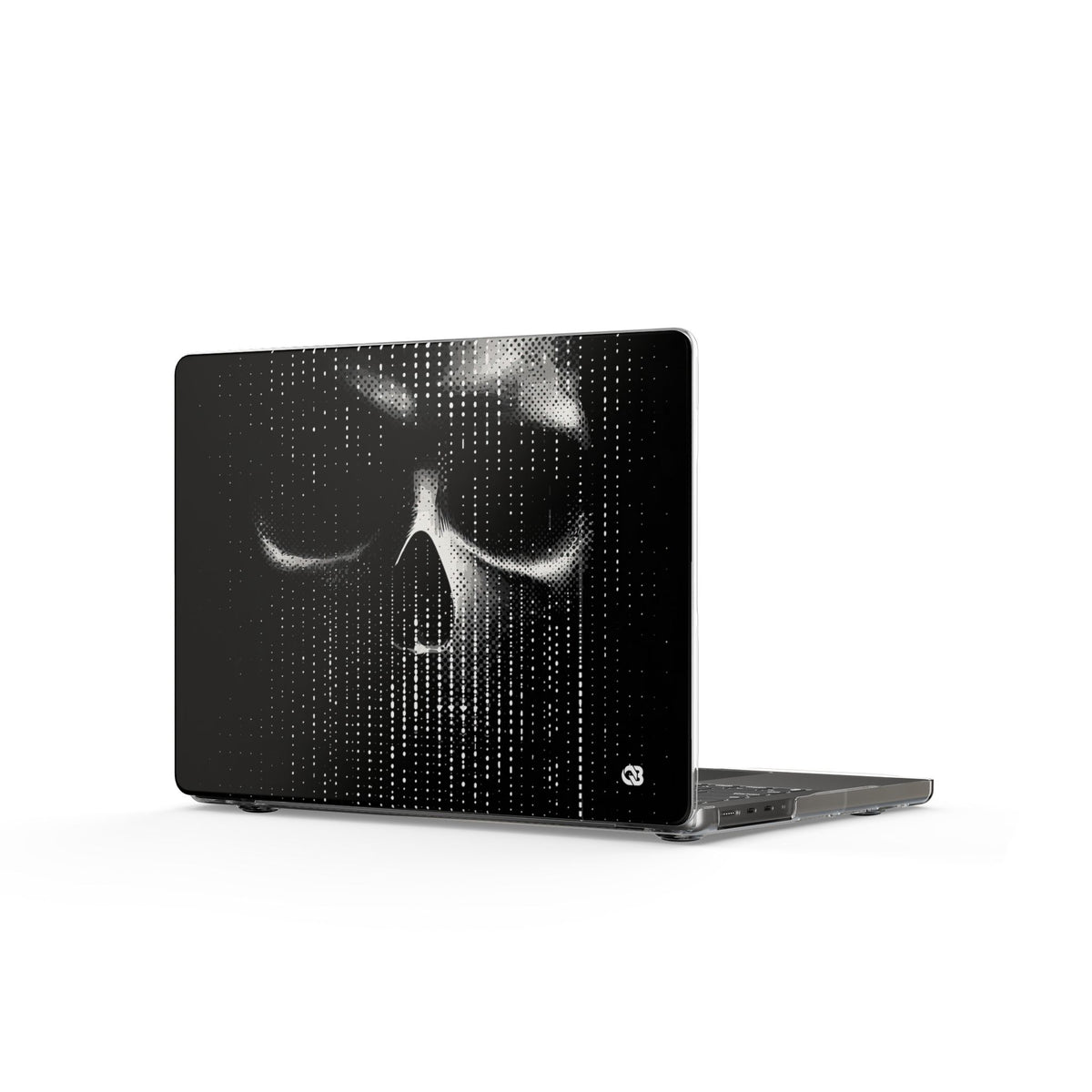 Raster Phantom · Clear Hard Case for MacBook · Black