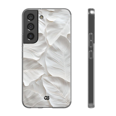Sculpted Ivory Leaves · Soft Handyhülle für Samsung