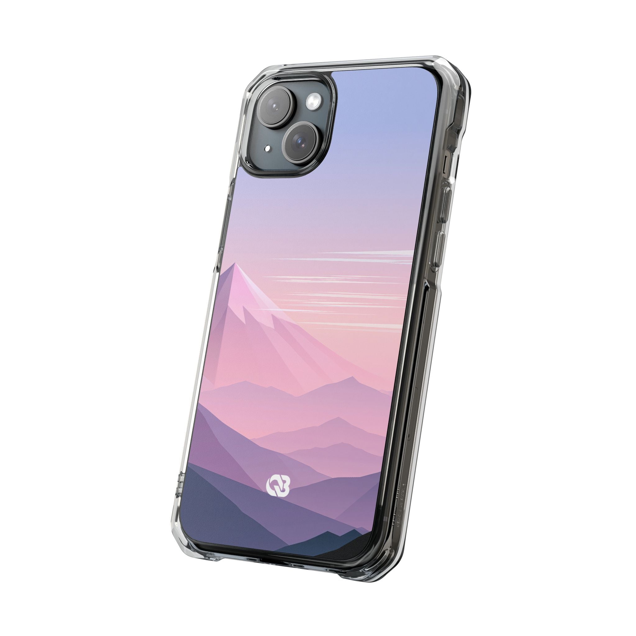 Purple Impact MagSafe Phone Case for iPhone - Lavender Alpine Dawn