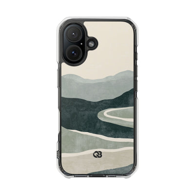 Green Impact MagSafe Phone Case for iPhone - Misty Sage Valley