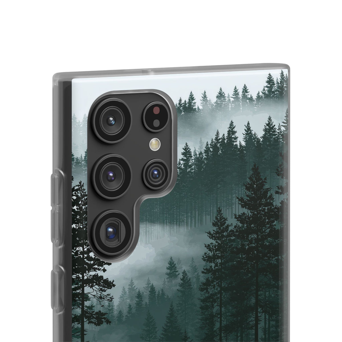 Misty Pine Reflections · Lite Phone Case for Samsung · Green