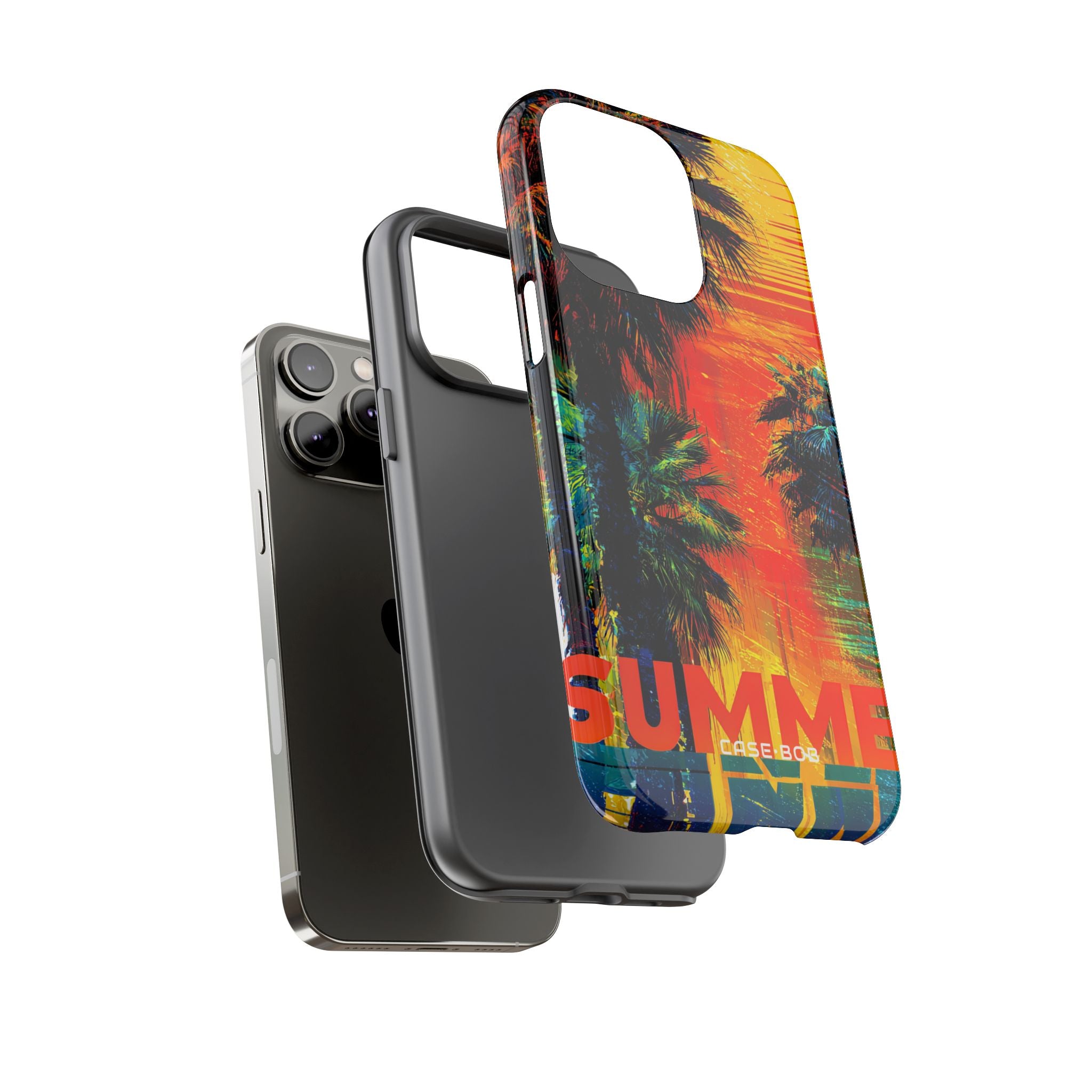 Tropical Sunburst iPhone 14 Pro Max Case - Tough
