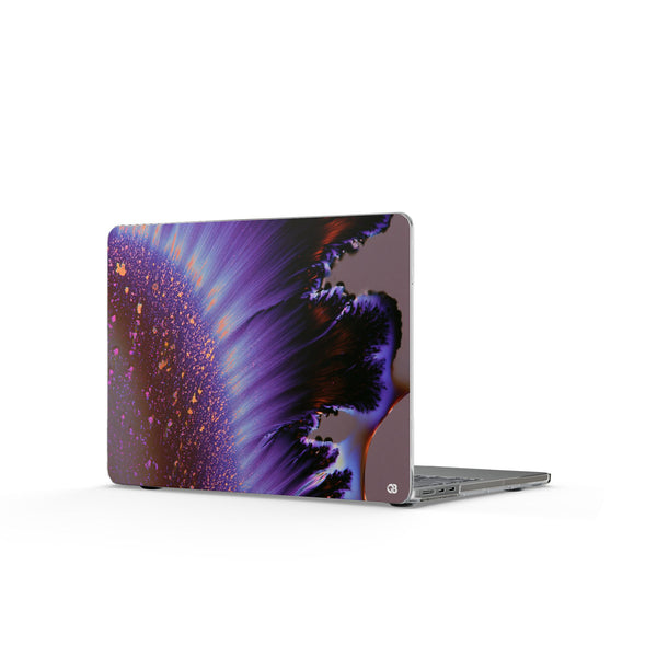 Ethereal Corona · Clear Hard Case for MacBook · Purple