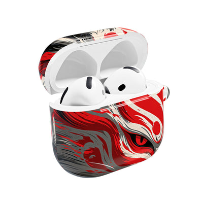 Crimson Kitsune Spirit · Hard Case for AirPods & AirPods Pro · Red