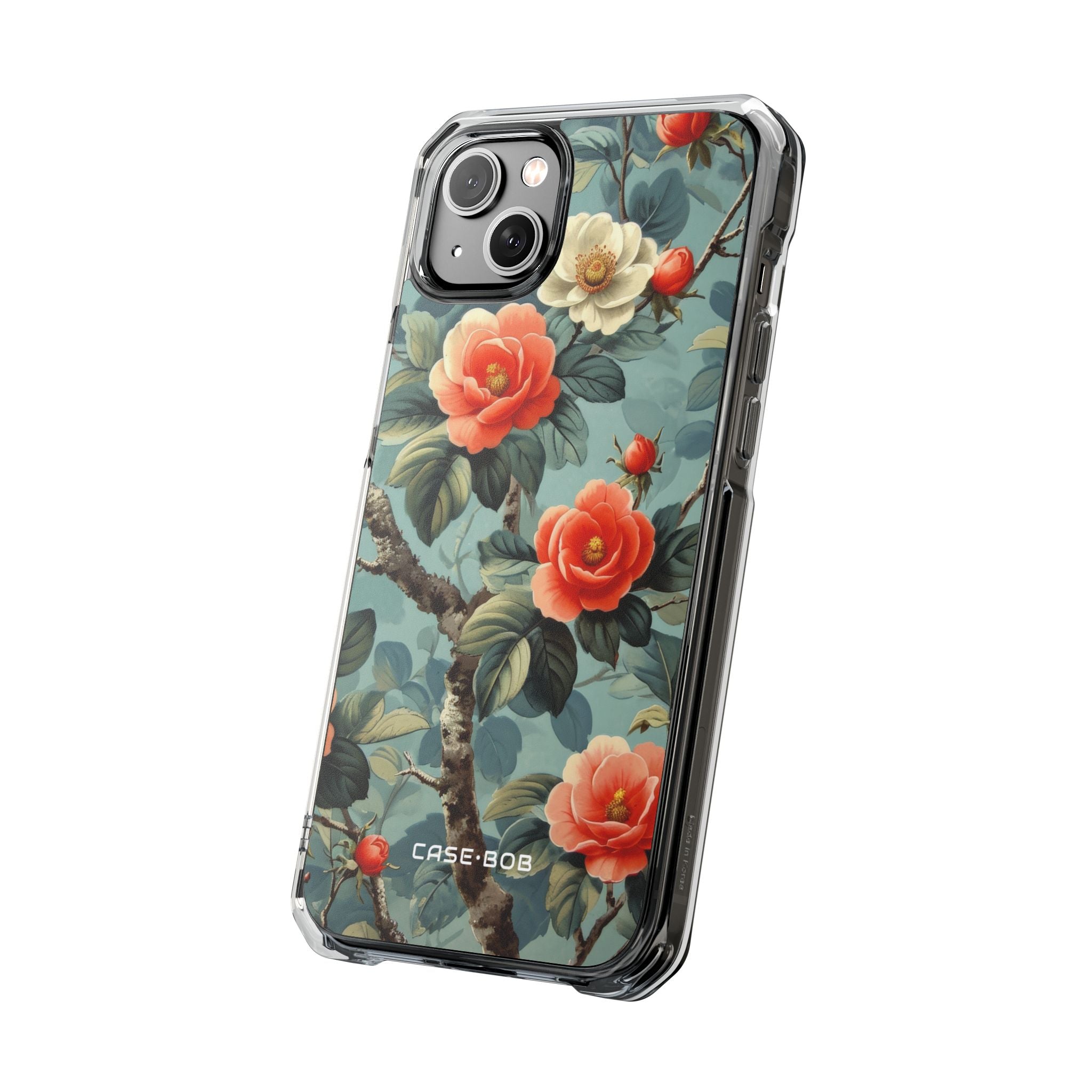 Coral Bloom iPhone 14 Plus Cover - Impact