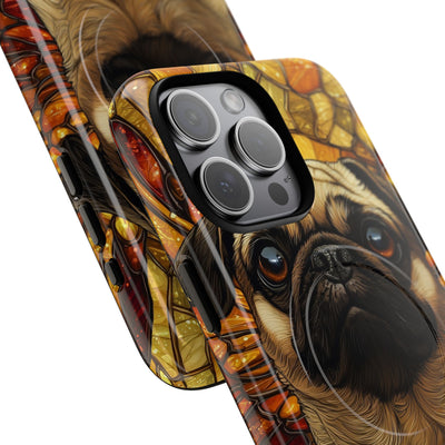 Amber Pug Divinità · Tough+ Custodia per iPhone · Magsafe