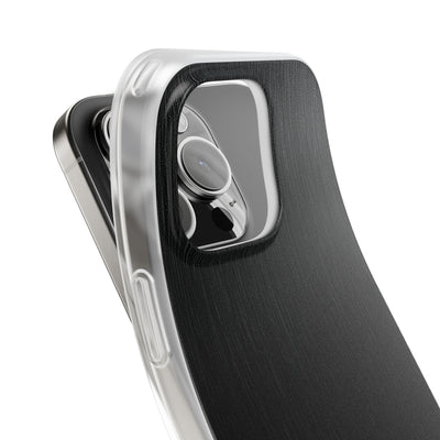 Obsidian Brushed Steel · Lite Phone Case for iPhone ·  Black