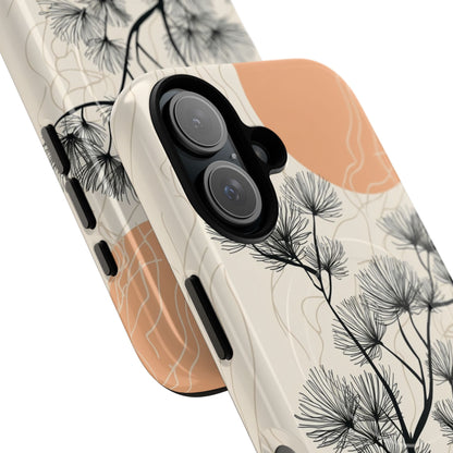 Spiky Tree Sunset iPhone 16 Case - Tough+
