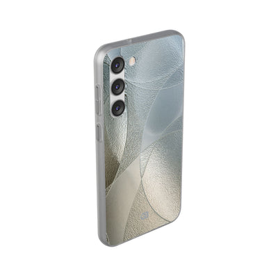 Silver Lite Phone Case for Samsung - Frosted Silver Mosaic