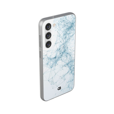 Blue Lite Phone Case for Samsung - Glacial Neural Web