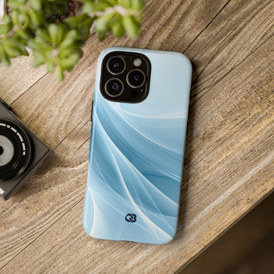 Glacial Ridge Contours · Tough Phone Case for iPhone · Blue