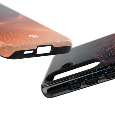 Spectral Elevation · Tough Phone Case for Samsung · Orange