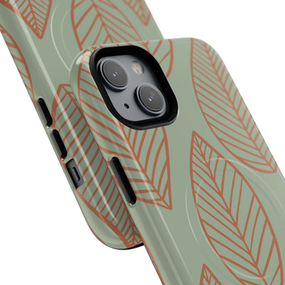 Sage Earth Leaves · Tough+ Phone Case for iPhone · Magsafe