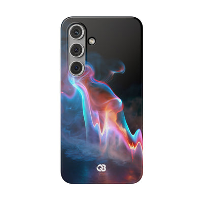 Neon Waveform · Lite Phone Case for Samsung · Black