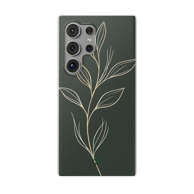 Green Lite Phone Case for Samsung - Deep Moss Willow