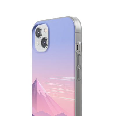 Purple Lite Phone Case for iPhone - Lavender Alpine Dawn
