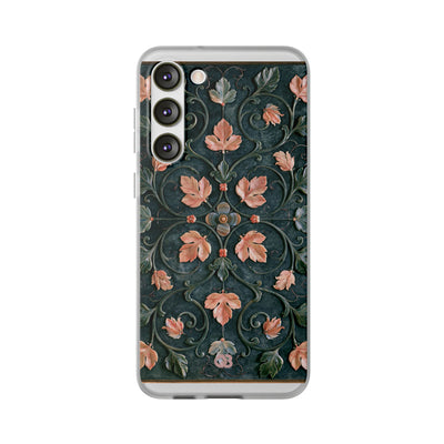 Florentine Rose Arabesque · Lite Phone Case for Samsung · Green