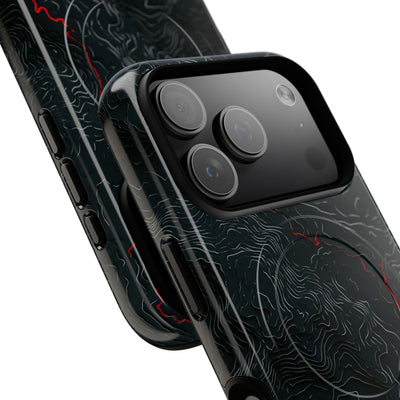 Crimson Rift · Tough 2.0 Magnetic Phone Case for iPhone · Black