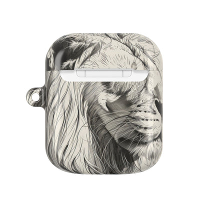 Lion Whisper Gray - AirPods Case