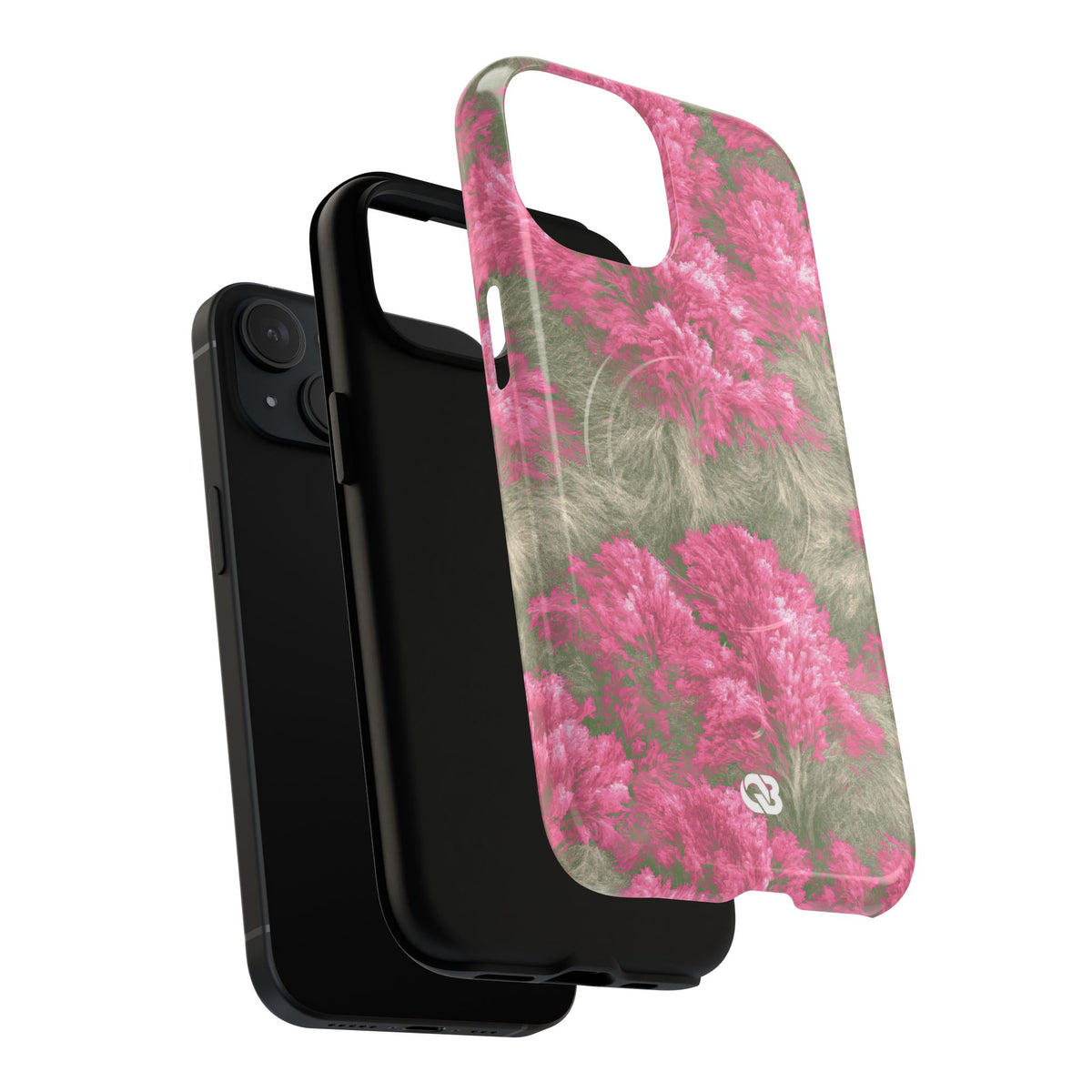 Digital Blossom · Tough 2.0 Magnetic Phone Case for iPhone · Pink